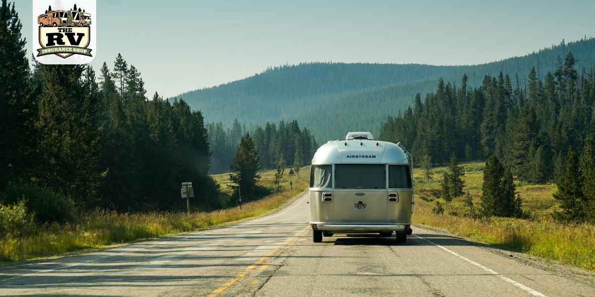 an airstream on the road in need of insurance